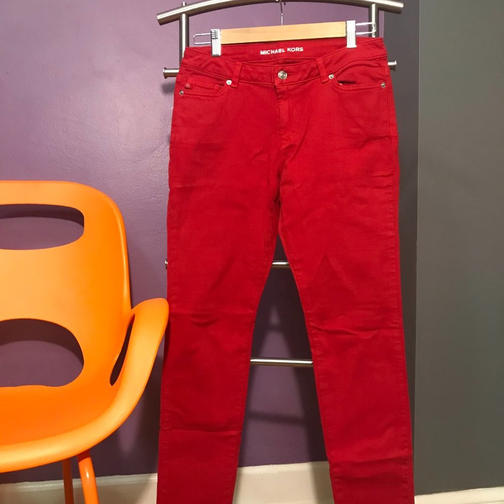 Michael Kors skinny jeans - 6P - red